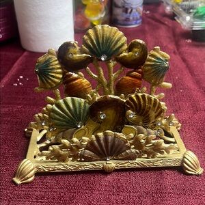Gold and Green Decorative Kitchen Tool